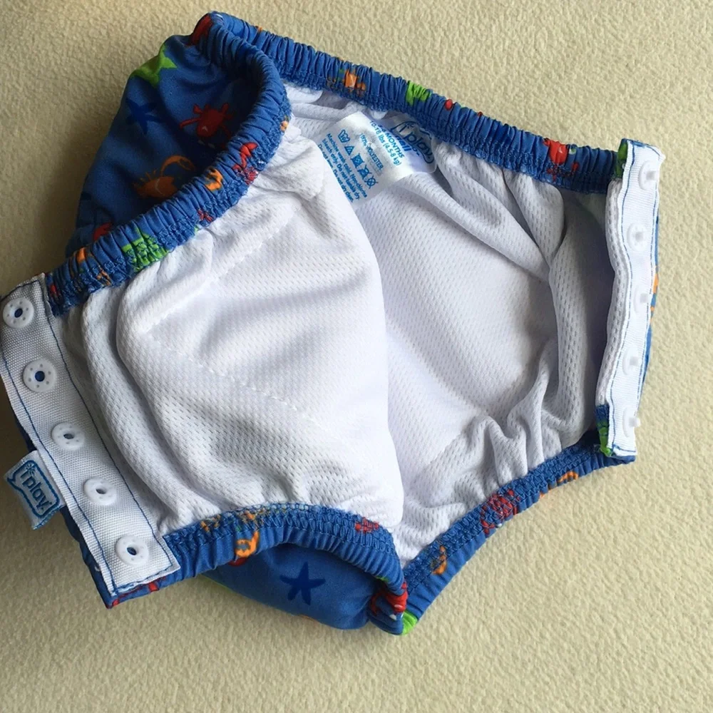 The Honest Company Kids Swim Diaper Covers - Blue, Light Blue, Yellow